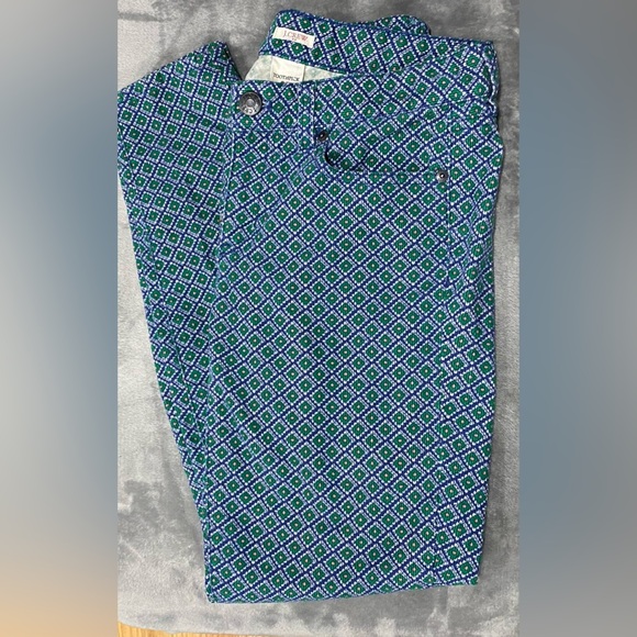 J crew multi color Toothpick Corduroy Pants - Picture 1 of 5